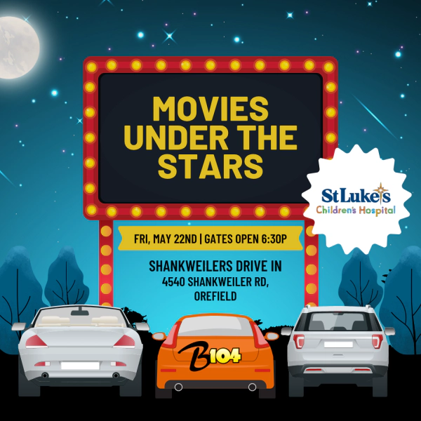 B104 MOVIES UNDER THE STARS 2026 - Win Family Movie Prize Packs!