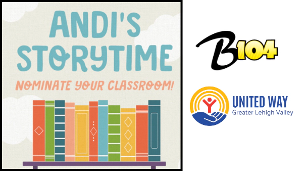 Andi's Storytime - Sign Up Your Classroom - Sponsored by: United Way - Greater Lehigh Valley!