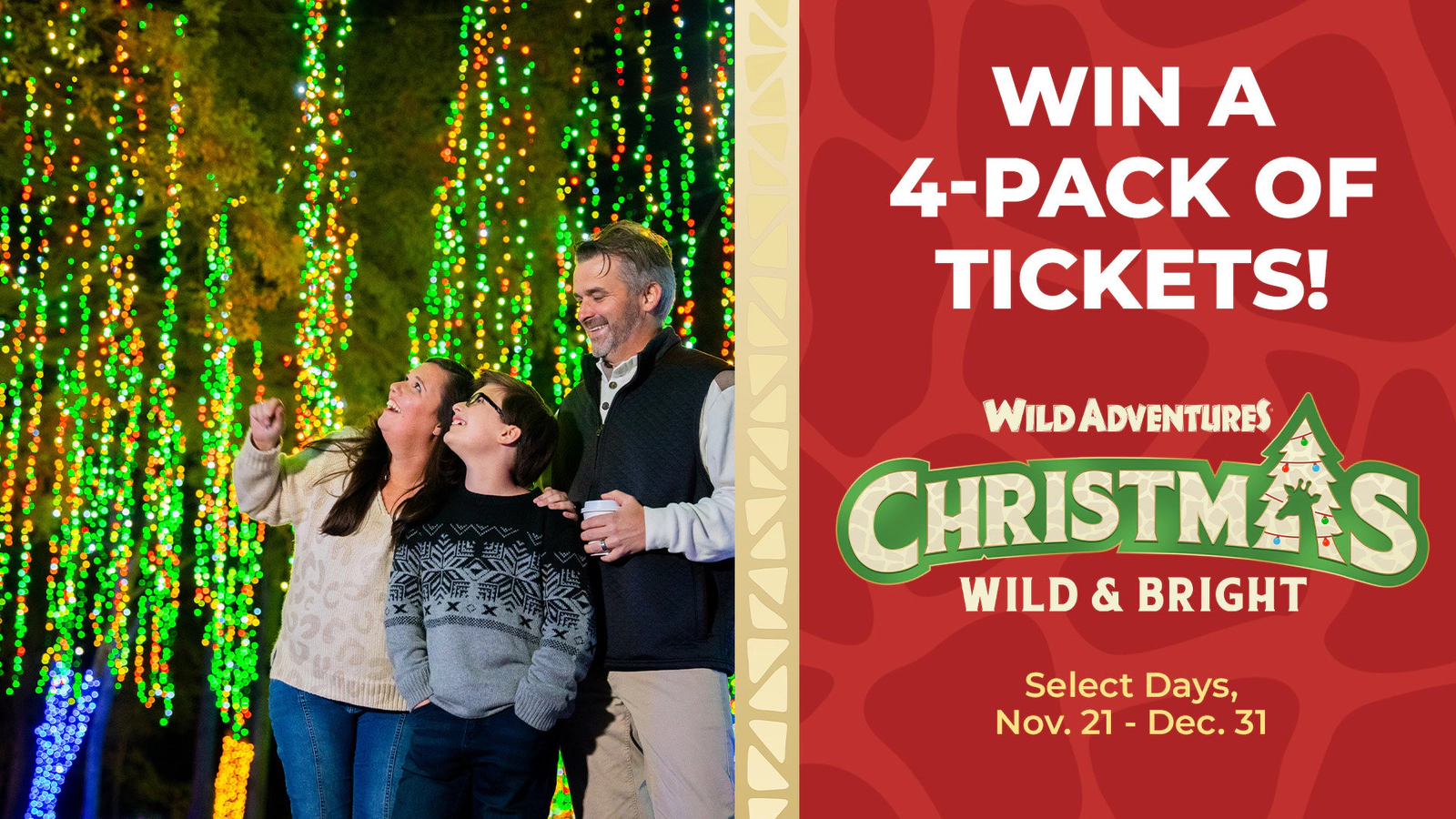 Wild Adventures Ticket Giveaway