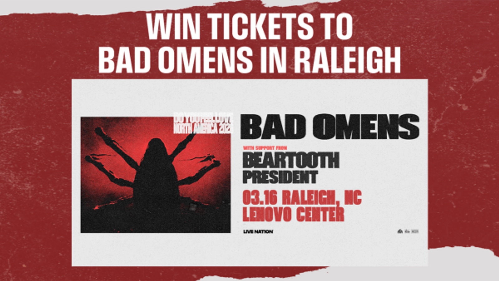 Win Tickets to Bad Omens in Raleigh
