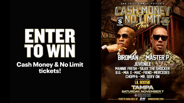 Enter to win Cash Money & No Limit tickets!
