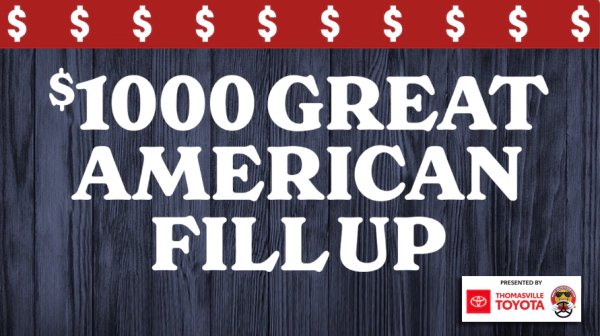 $1,000 Great American fill-up