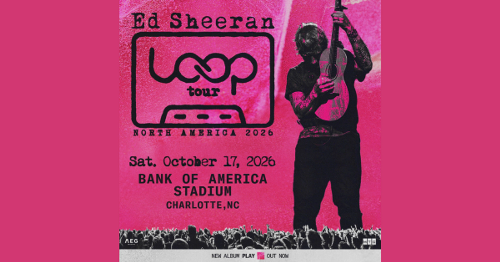 Win Ed Sheeran Tickets 2026!