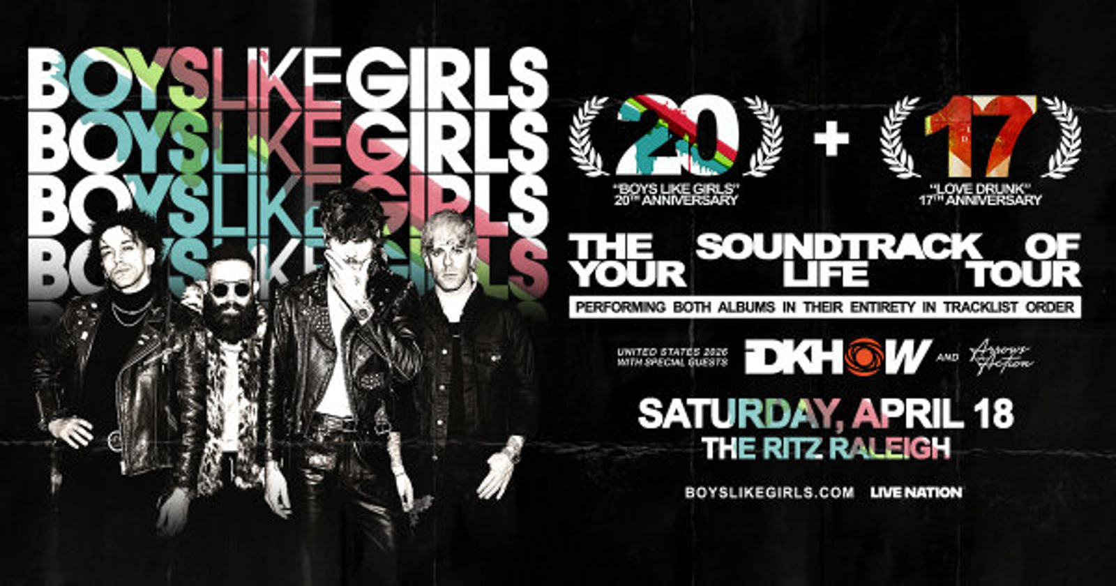 Win Boys Like Girls Tickets 2026!