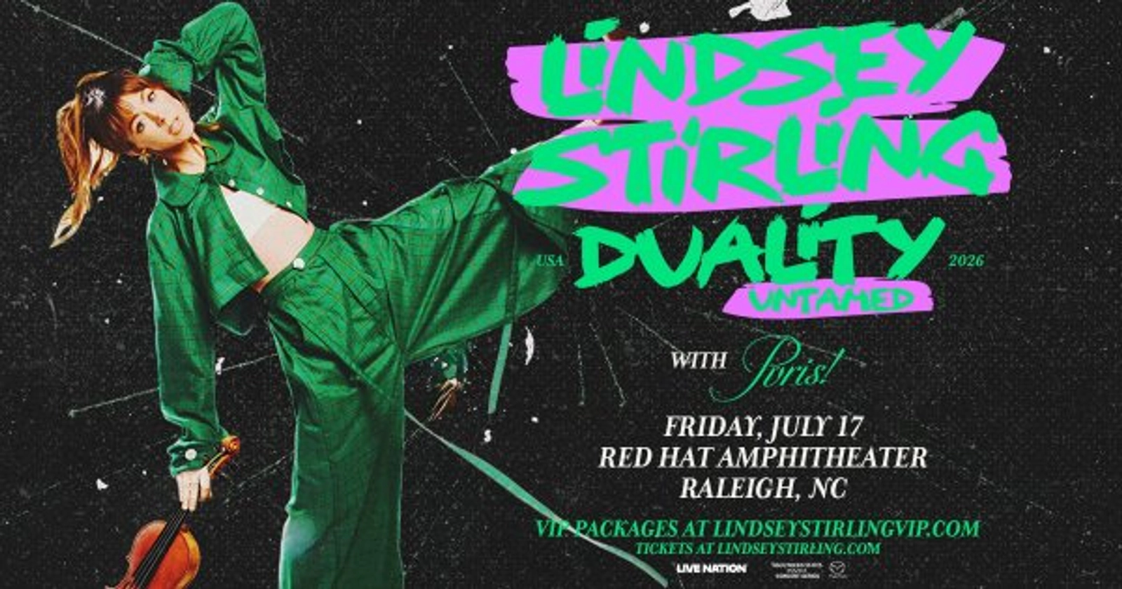 Win Lindsey Stirling Tickets 2026!