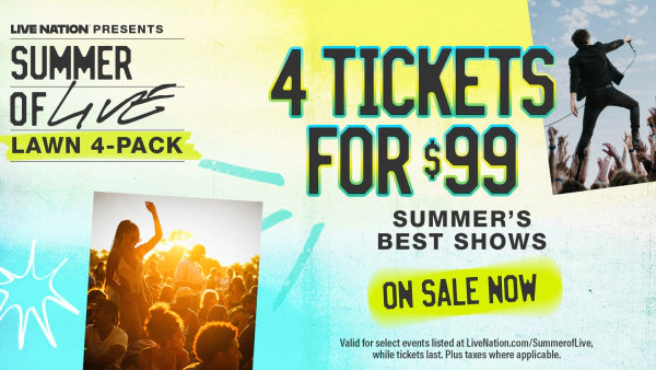 Train - Drops of Jupiter: 25 Years in the Atmosphere 4-Pack LAWN tickets