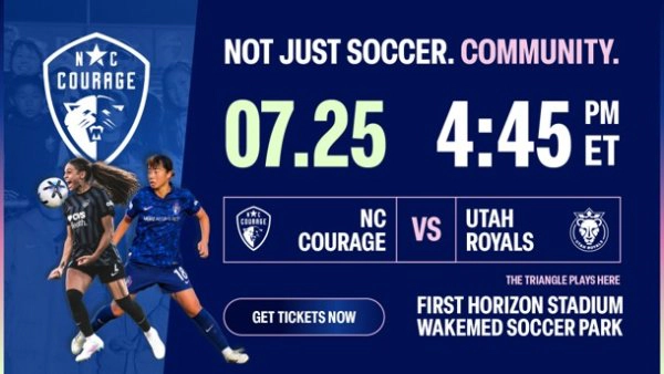 NC Courage Ticket Giveaway