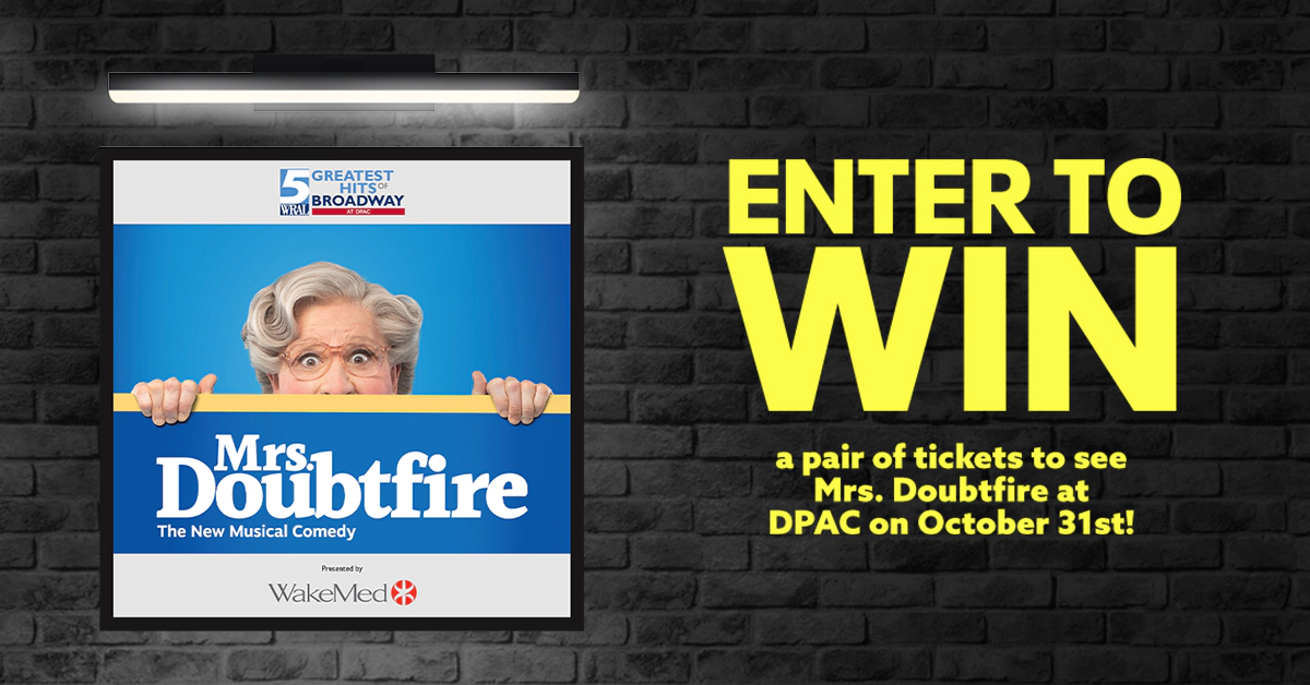 Win Tickets to Mrs. Doubtfire at DPAC! | G105 | G105