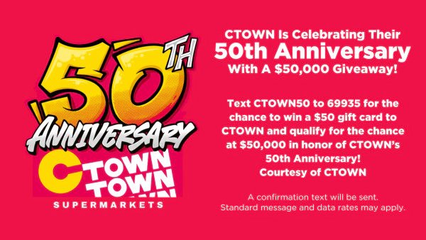 CTOWN is celebrating their 50th anniversary with a $50,000 giveaway! - Thumbnail Image
