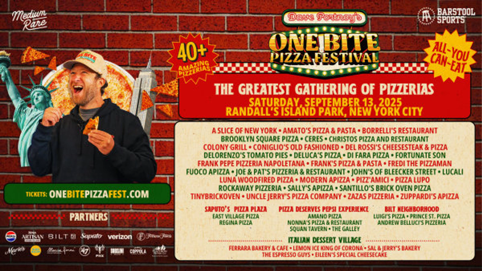 Win Tickets To The One Bite Pizza Festival!