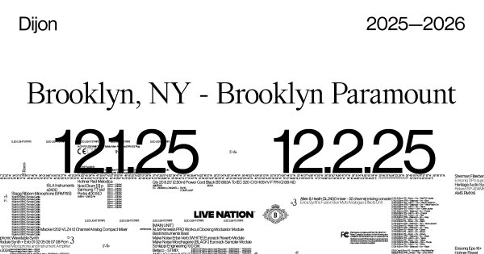 Win Tickets To See Dijon!