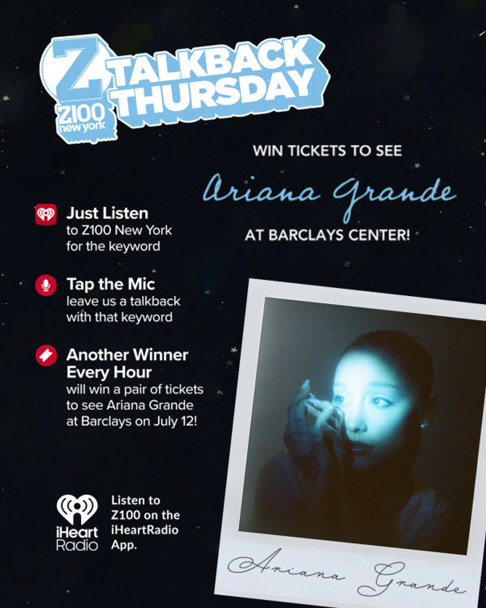 Win Tickets To See Ariana Grande!