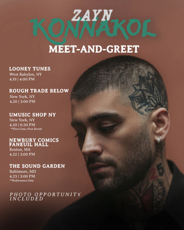 Enter to Win a Chance to Meet Zayn at Rough Trade!
