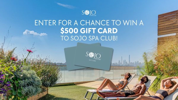 Enter for a chance to win a $500 gift card to SoJo Spa Club!