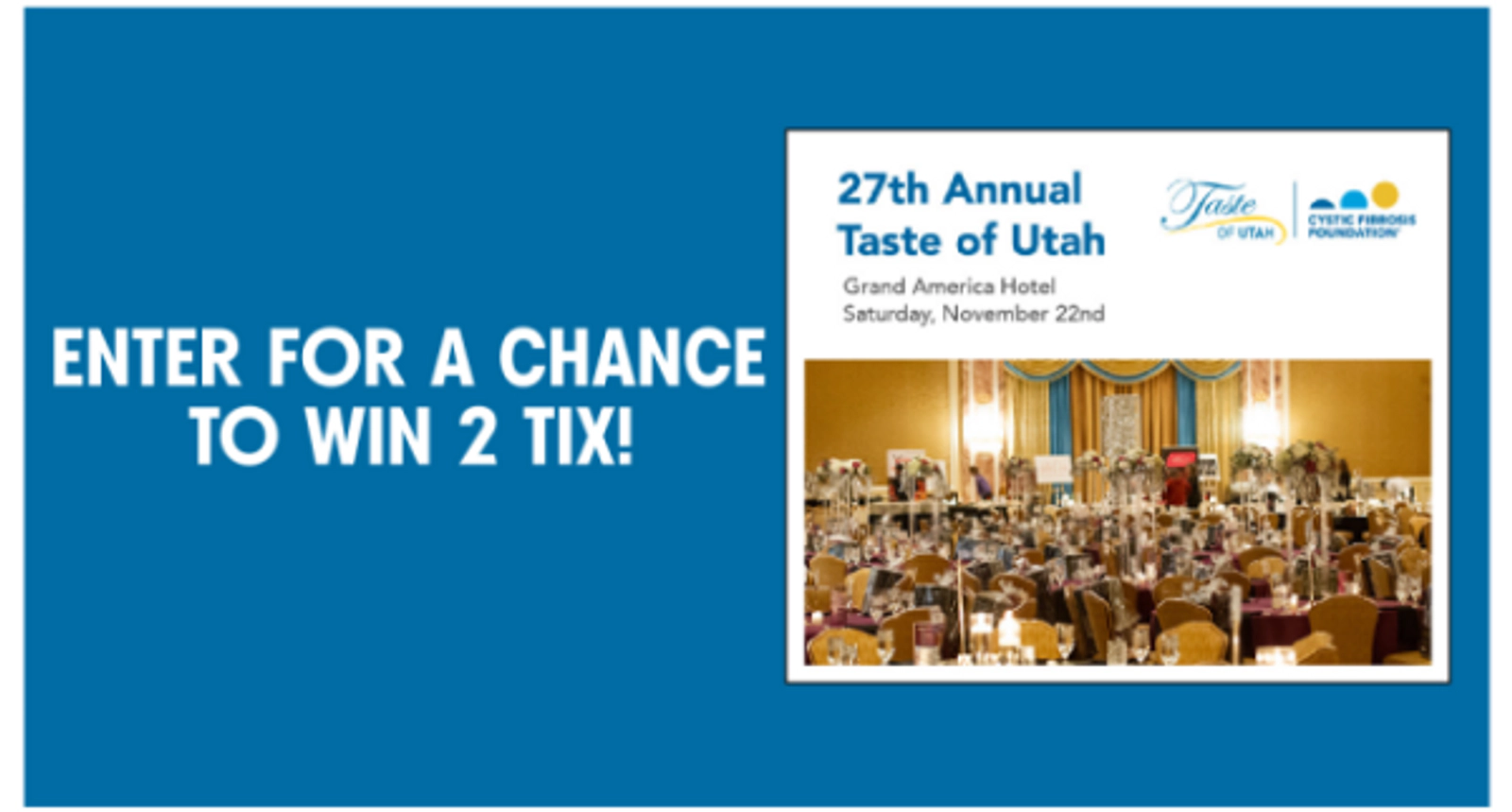 Enter to Win 2 Tickets to Taste of Utah