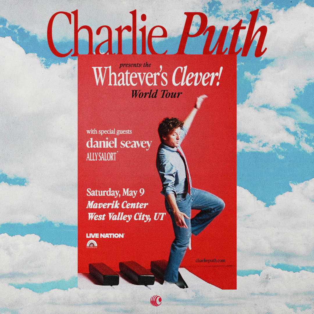 Win Tickets To Charlie Puth On May 9th At The Maverik Center!