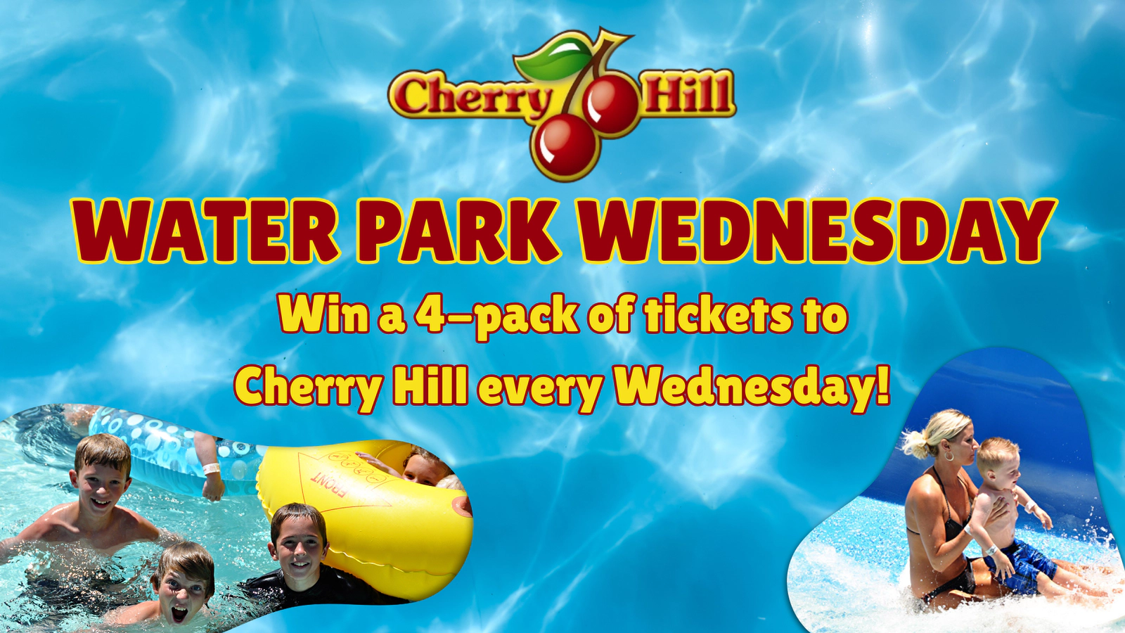 Win A 4-pack Of Tickets To Cherry Hill Water Park!