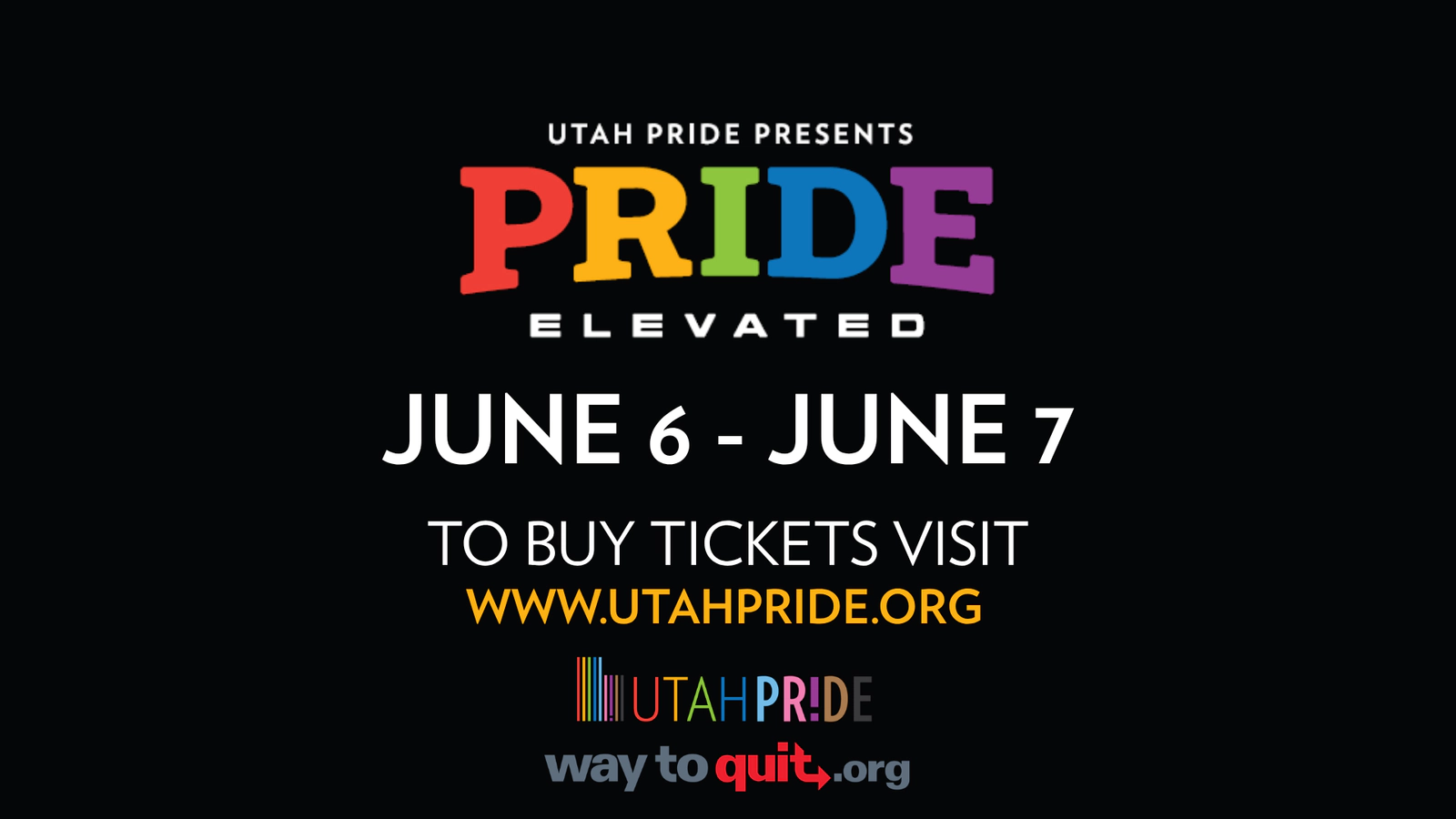 Win Four Tickets To The Utah Pride Festival June 6-7th!
