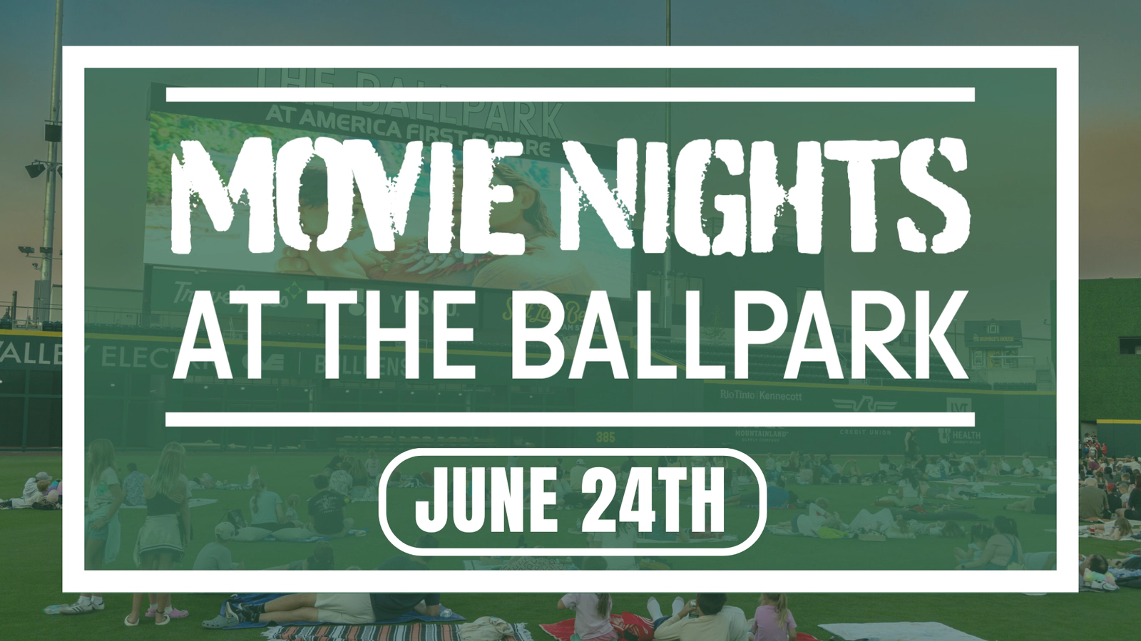 Win Four Tickets To Movie Nights At The Ballpark On June 24th!