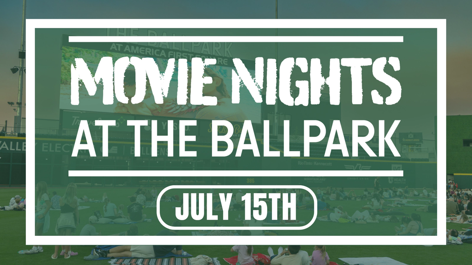 Win Four Tickets To Movie Nights At The Ballpark On July 15th!