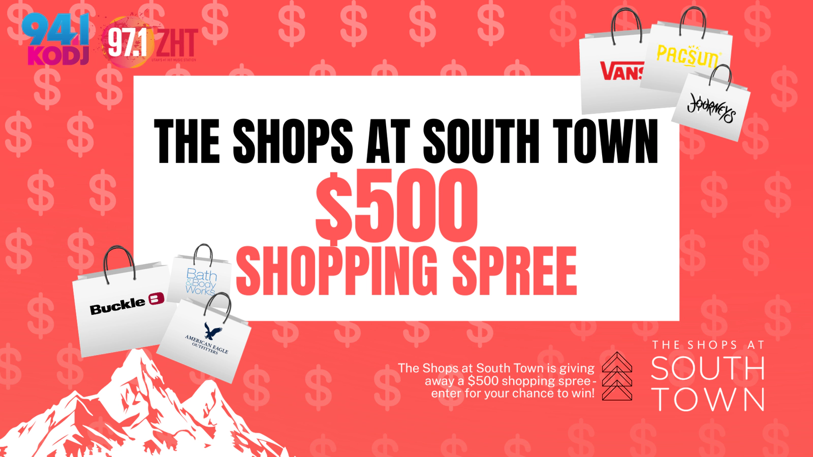 Win $500 With The Shops At South Town!