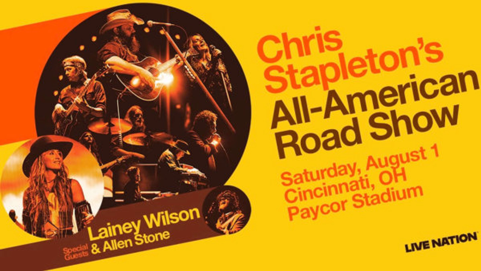 [WIN TICKETS] CHRIS STAPLETON @ PAYCOR STADIUM