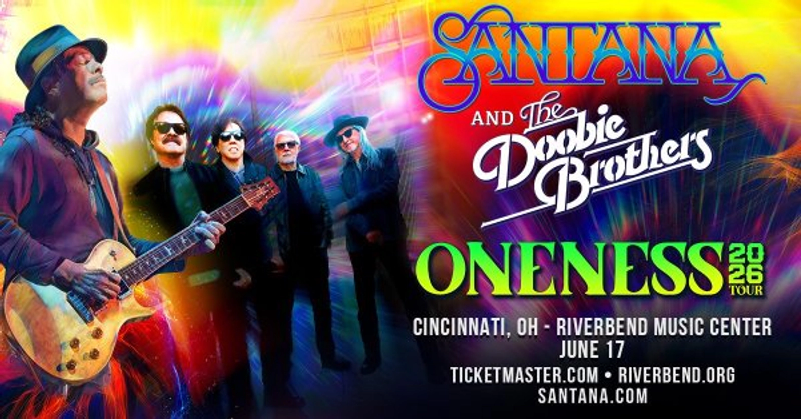 [WIN TICKETS] SANTANA @ RIVERBEND MUSIC CENTER