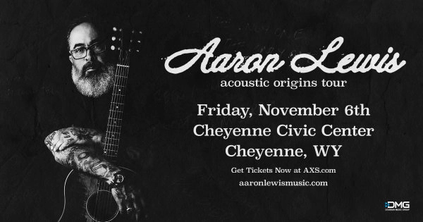 Score 2 Tickets to See Aaron Lewis!