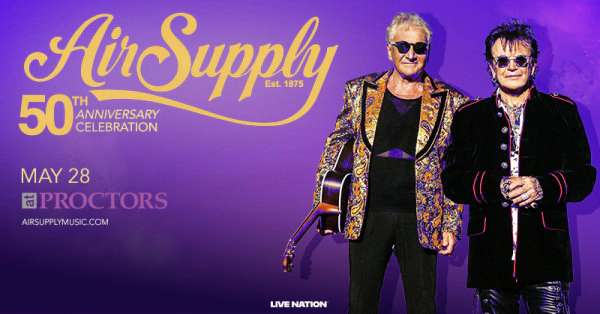 Enter for your LAST chance to win tickets to see Air Supply LIVE at Proctors!