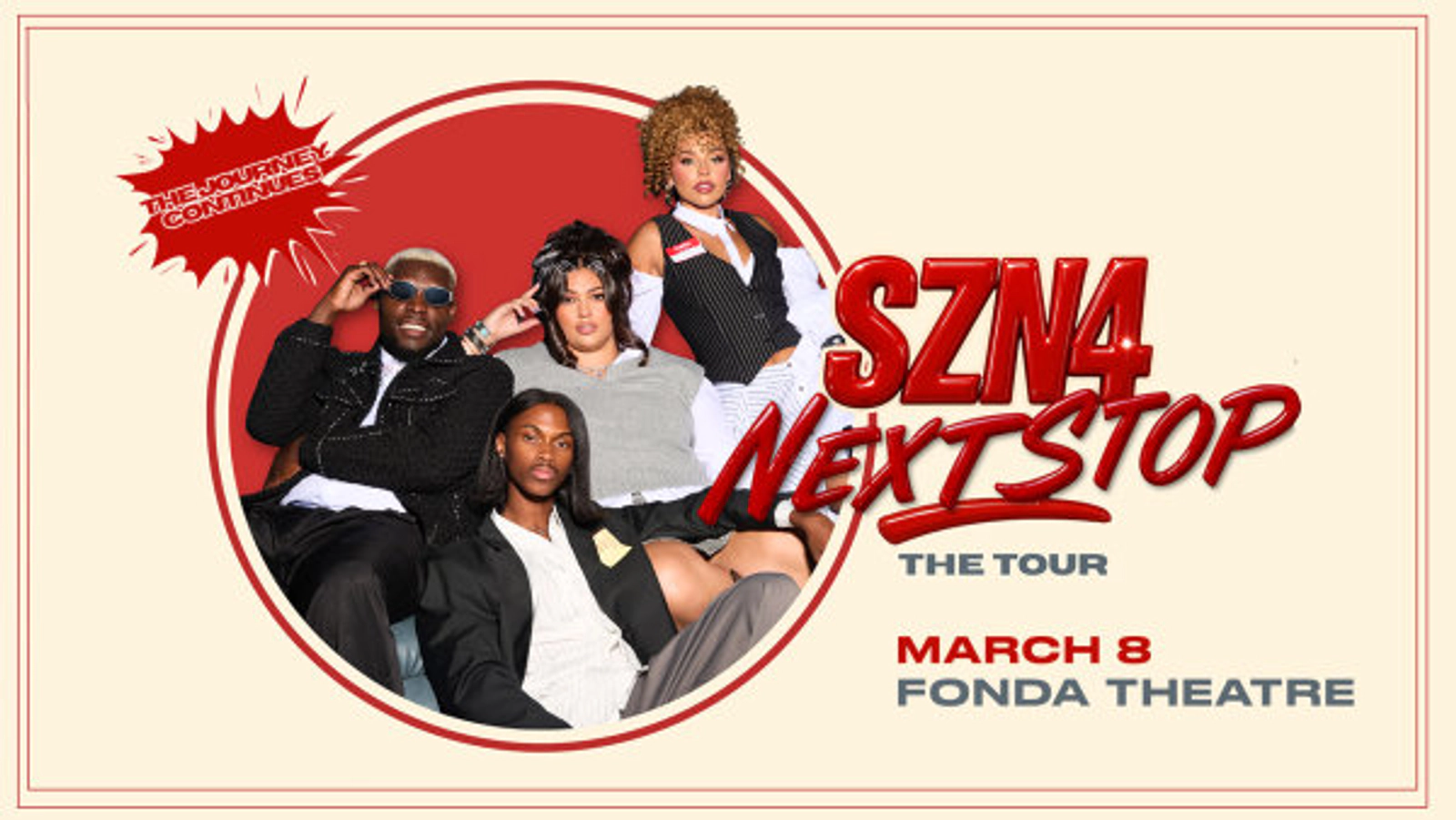 Enter to Win a Pair of Tickets to SZN4 at Fonda Theater! (3/8/26)