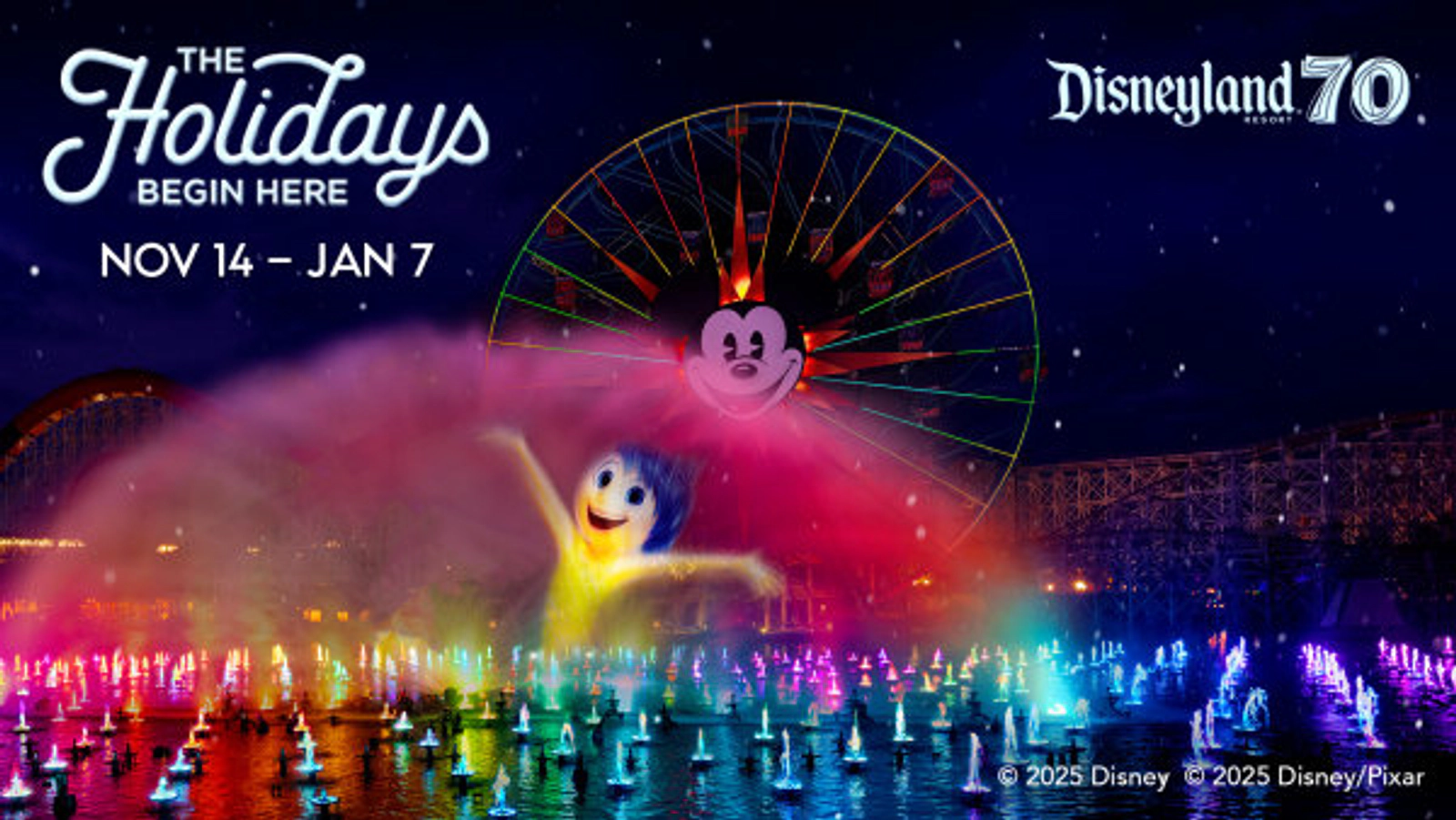 Enter for your Chance to Win a Visit to Experience the Spirit of the Holiday Season during the DISNEYLAND® Resort 70th Celebration!
