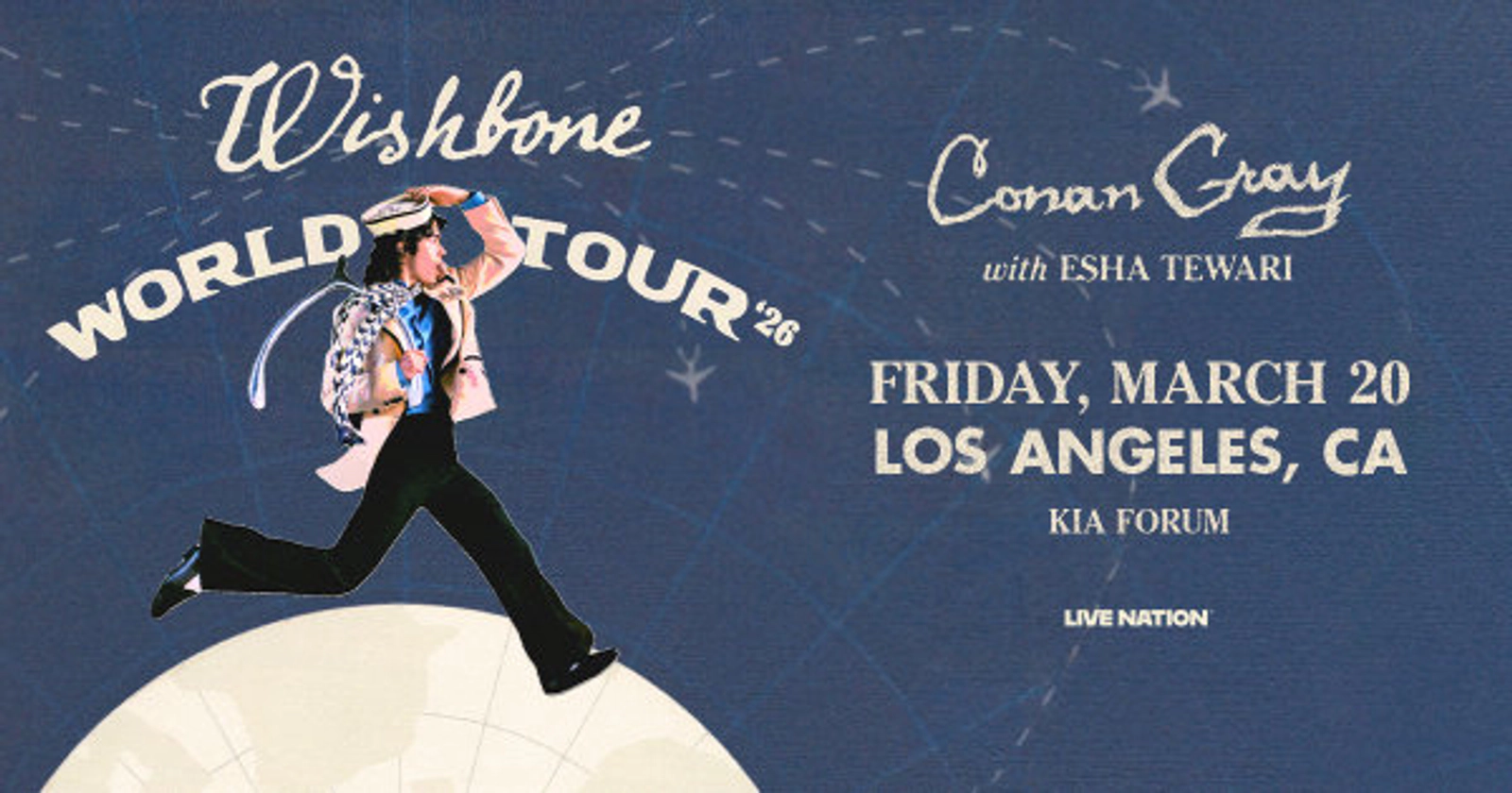 Enter to Win a Pair of Tickets to see Conan Gray at Kia Forum! (3/20)