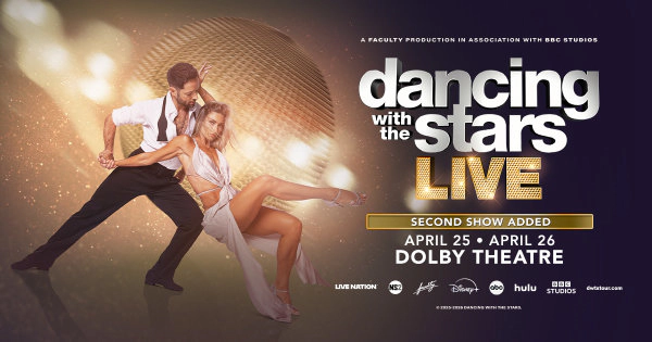 Enter to Win a Pair of Tickets to see Dancing With The Stars: Live! at Dolby Theatre! (4/26)