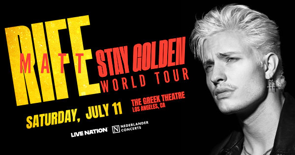 Enter to Win a Pair of Tickets to see Matt Rife at Greek Theater! (7/11)