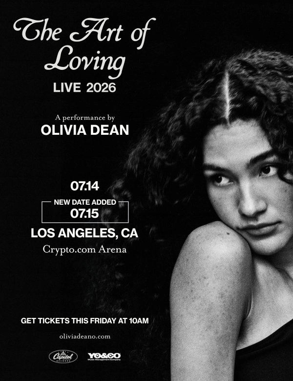 Enter to Win a Pair of Tickets to see Olivia Dean at Crypto.com Arena! (7/14)