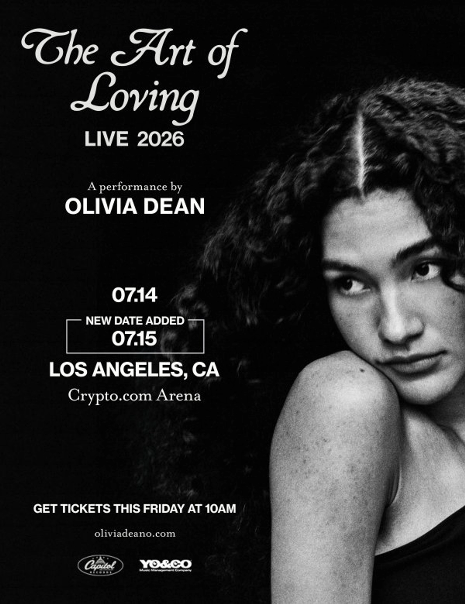 Enter to Win a Pair of Tickets to see Olivia Dean at Crypto.com Arena! (7/14)