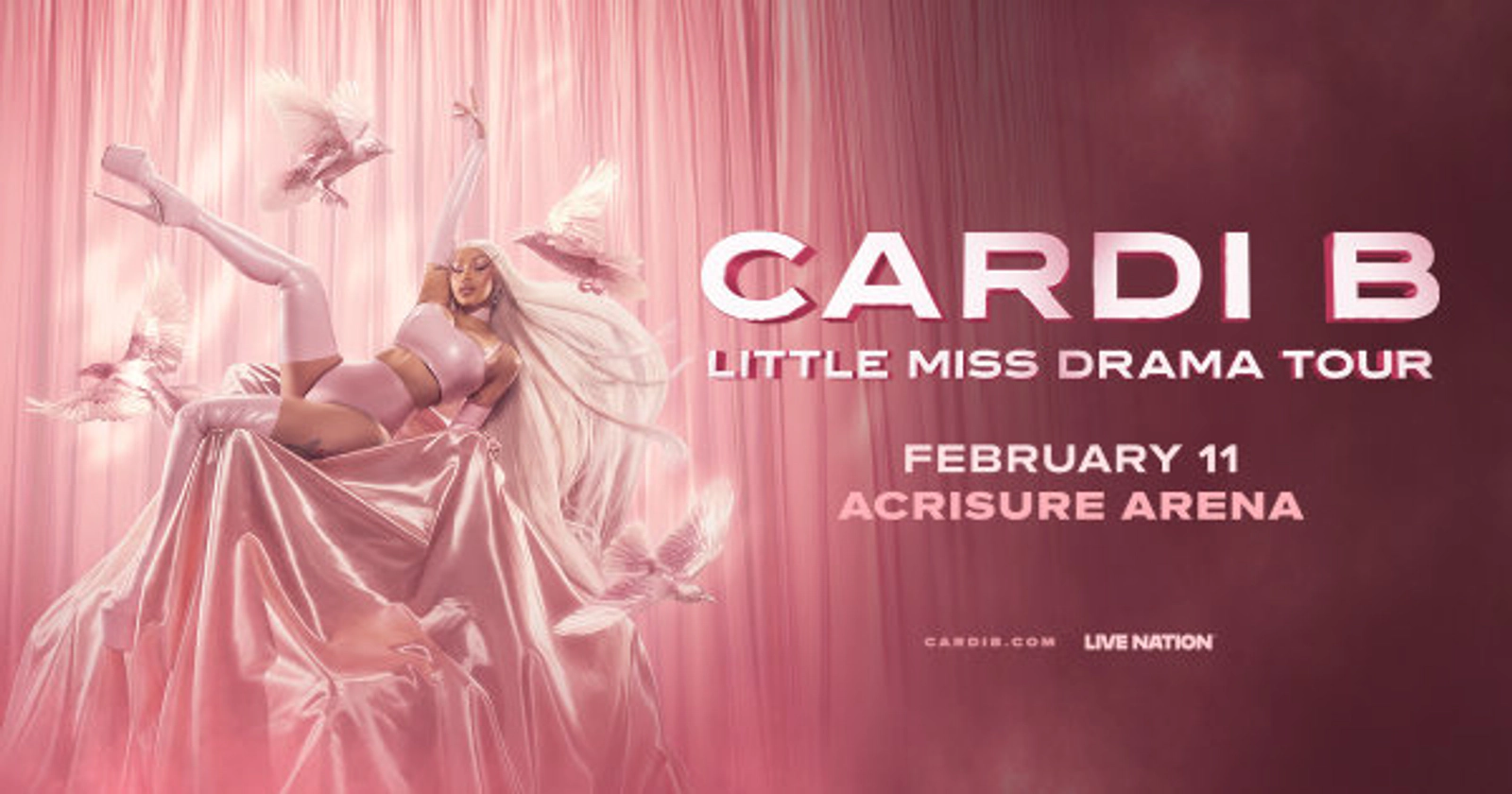 Enter to Win a Pair of Tickets to see Cardi B at Acrisure Arena! (2/11)