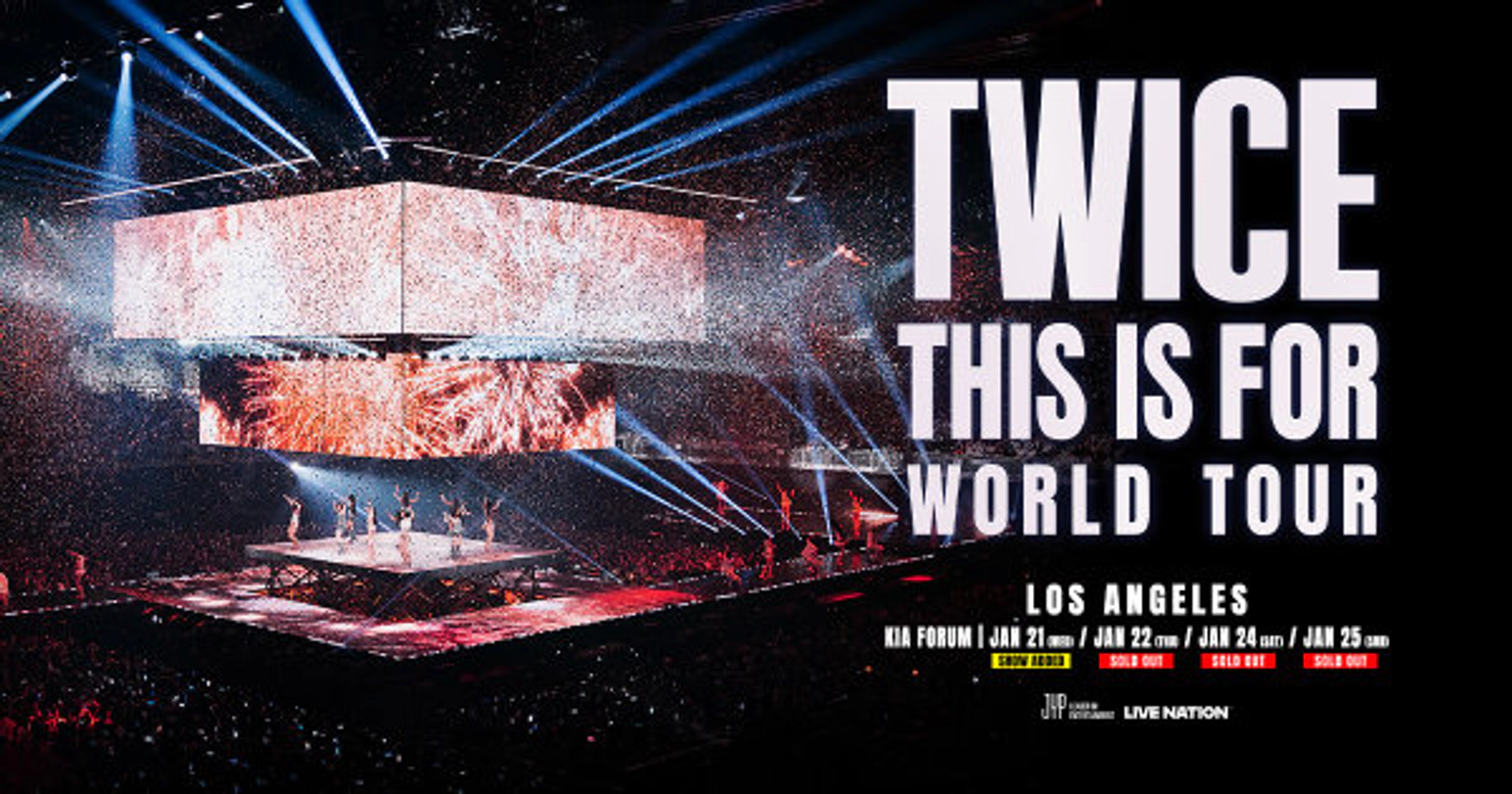 Enter to Win a Pair of Tickets to see TWICE at Kia Forum! (1/21)