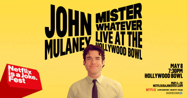 Enter to Win a Pair of Tickets to see John Mulaney at Hollywood Bowl! (5/8)