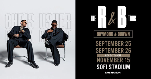 Enter to Win a Pair of Tickets to see Chris Brown & Usher at Sofi Stadium! (9/25)