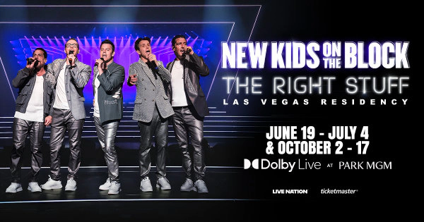 Win a Trip to Vegas and Barstool Seats to see New Kids on the Block at Dolby Live at ParkMGM! (6/27)