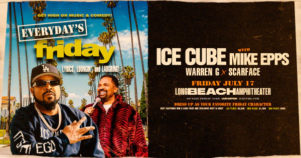 Enter to Win a Pair of Tickets to see Ice Cube & Mike Epps at Long Beach Amphitheater! (7/17)