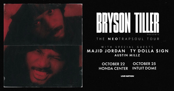 Enter to Win a Pair of Tickets to see Bryson Tiller at Honda Center! (10/22)