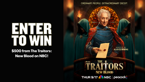 Enter to win $500 from The Traitors: New Blood on NBC!