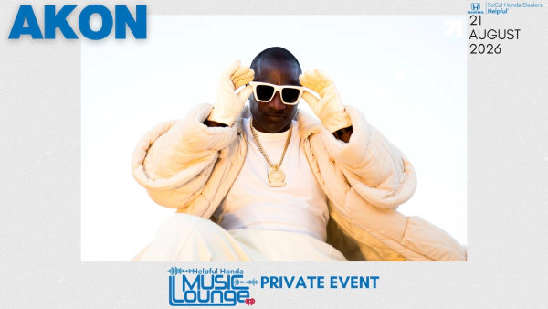 Attend a Special Interview with AKON at the Helpful Honda Music Lounge! (8/21)