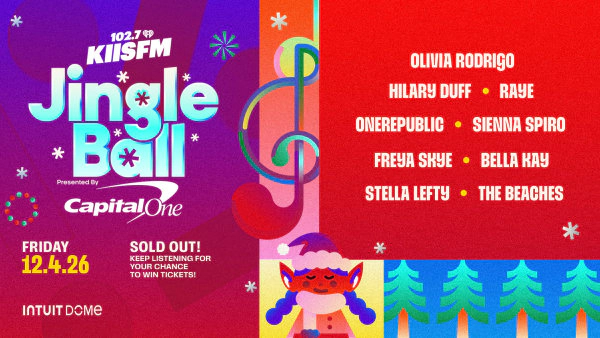TALKBACK to win a pair of tickets to KIISFM’s Sold Out Jingle Ball presented by Capital One!