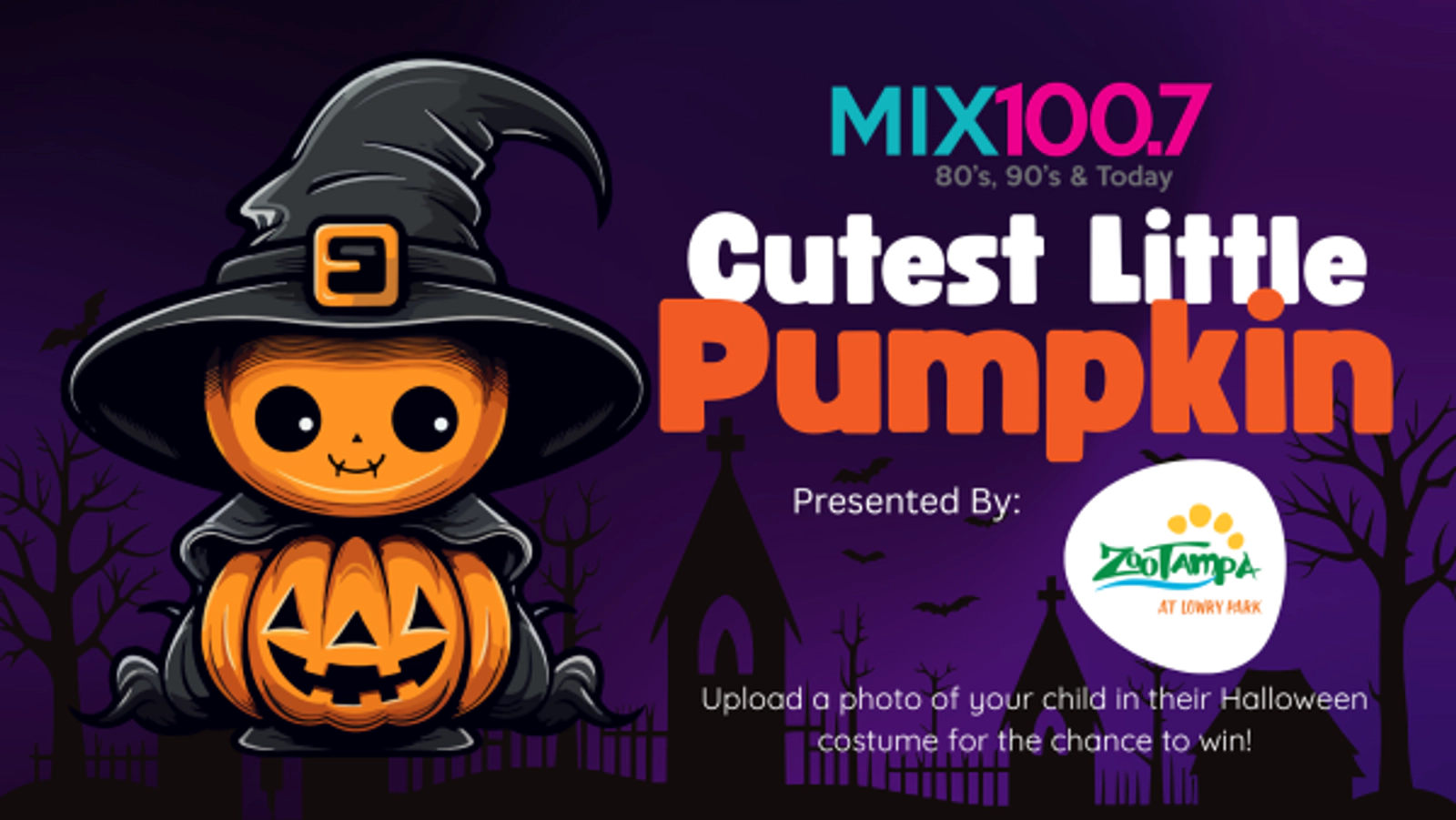 Mix 100.7's Cutest Little Pumpkin presented by ZooTampa