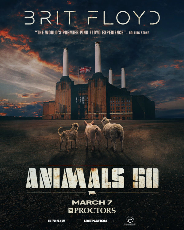 See Brit Floyd: ANIMALS 50 at Proctors Theatre!