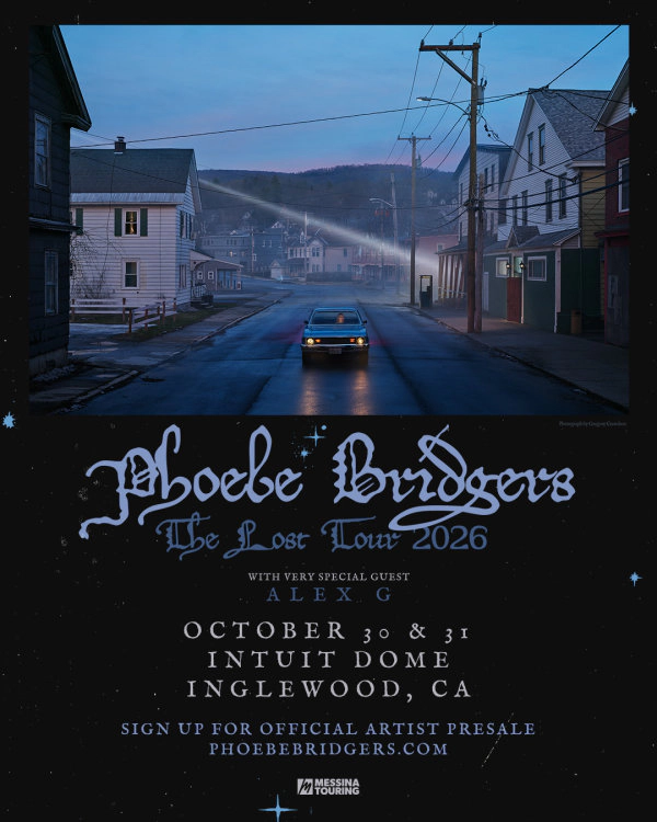 Phoebe Bridgers "The Lost Tour" at Intuit Dome Oct. 30-31