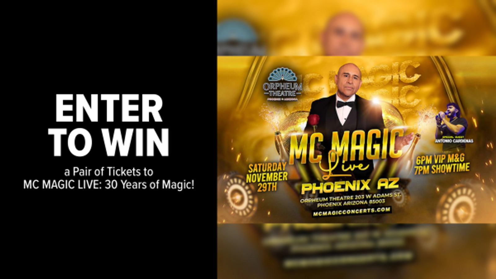 MC MAGIC LIVE: 30 Years of Magic